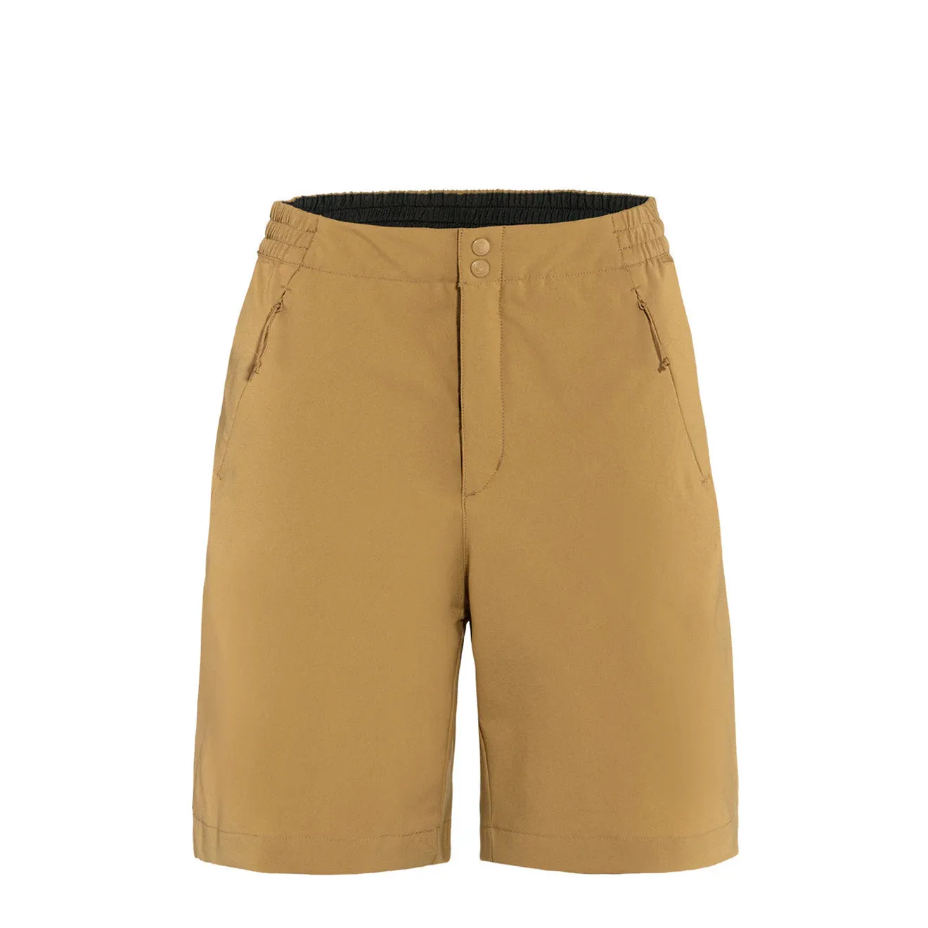 Fjallraven Womens High Coast Shade Shorts Buckwheat Brown Fit Tech Snag Free Design