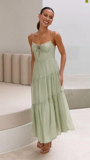 Cove Maxi Dress - Sage Clean Chic