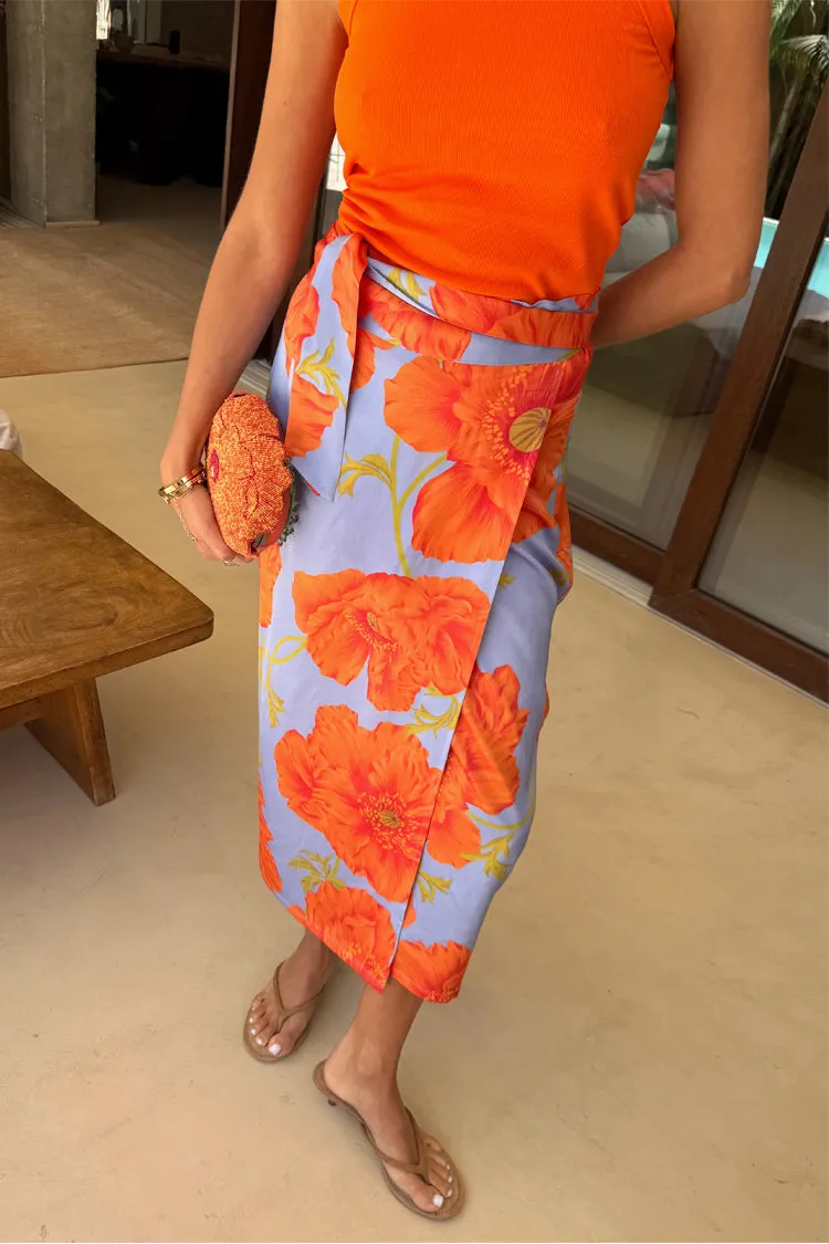 Blue Poppy Jaspre Skirt Crochet Style