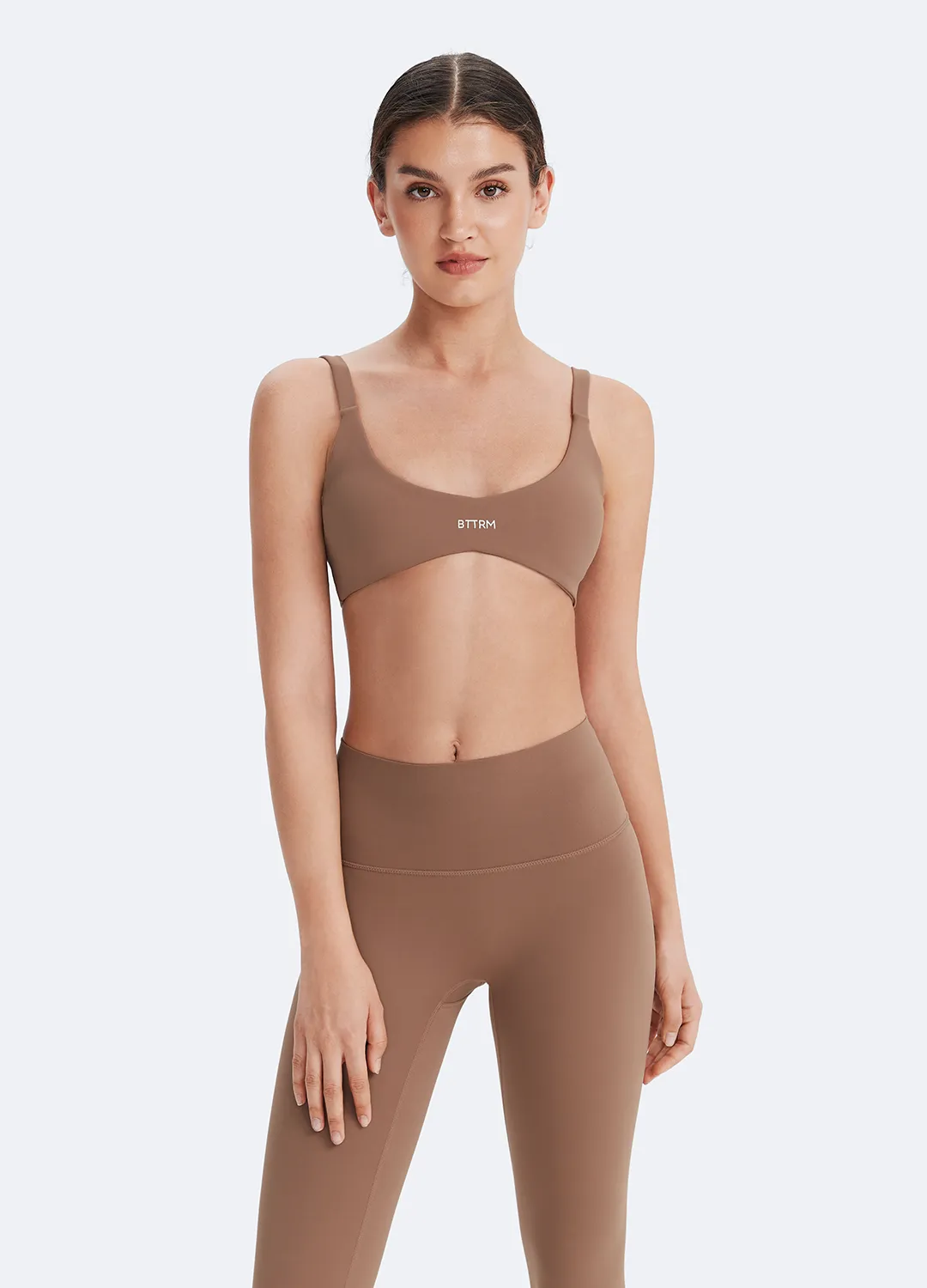 Backless Form-Fitting Sports Bra