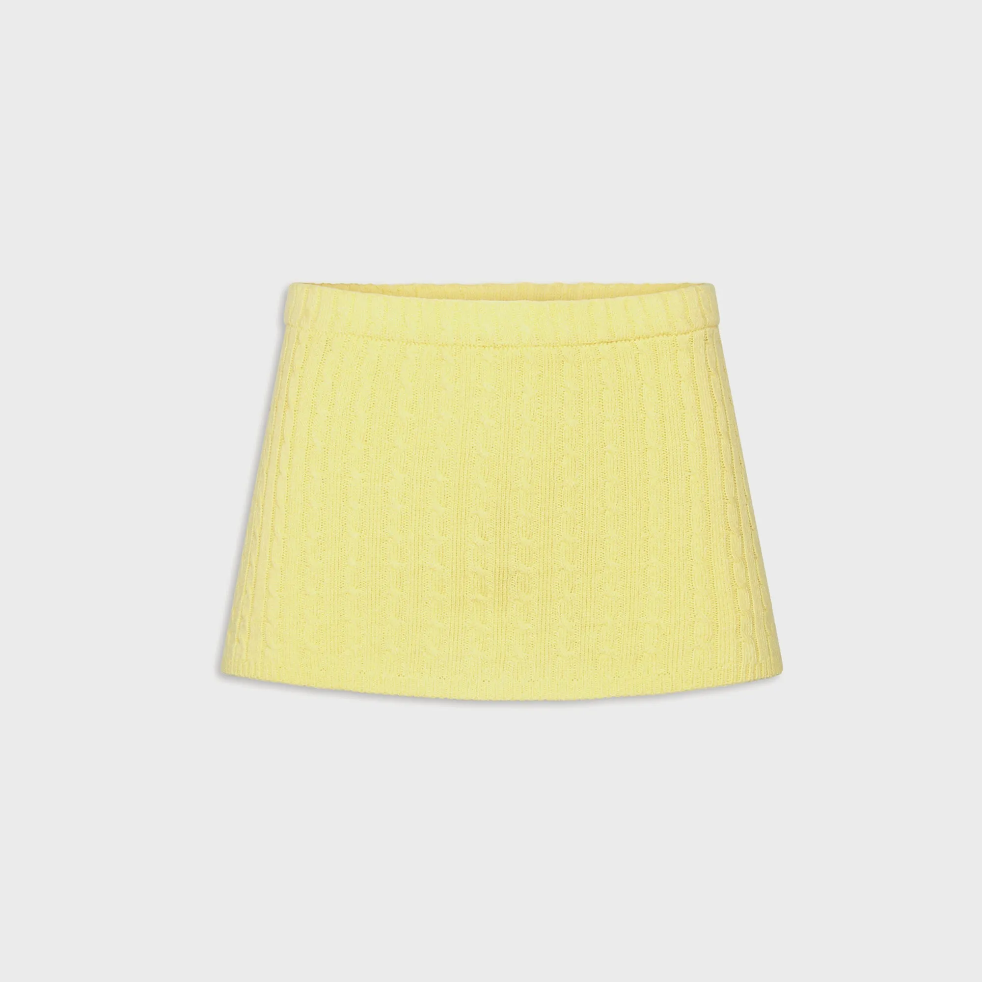Quiet Style Frankies Bikinis Marialla Cable Knit Skort - Honeycomb