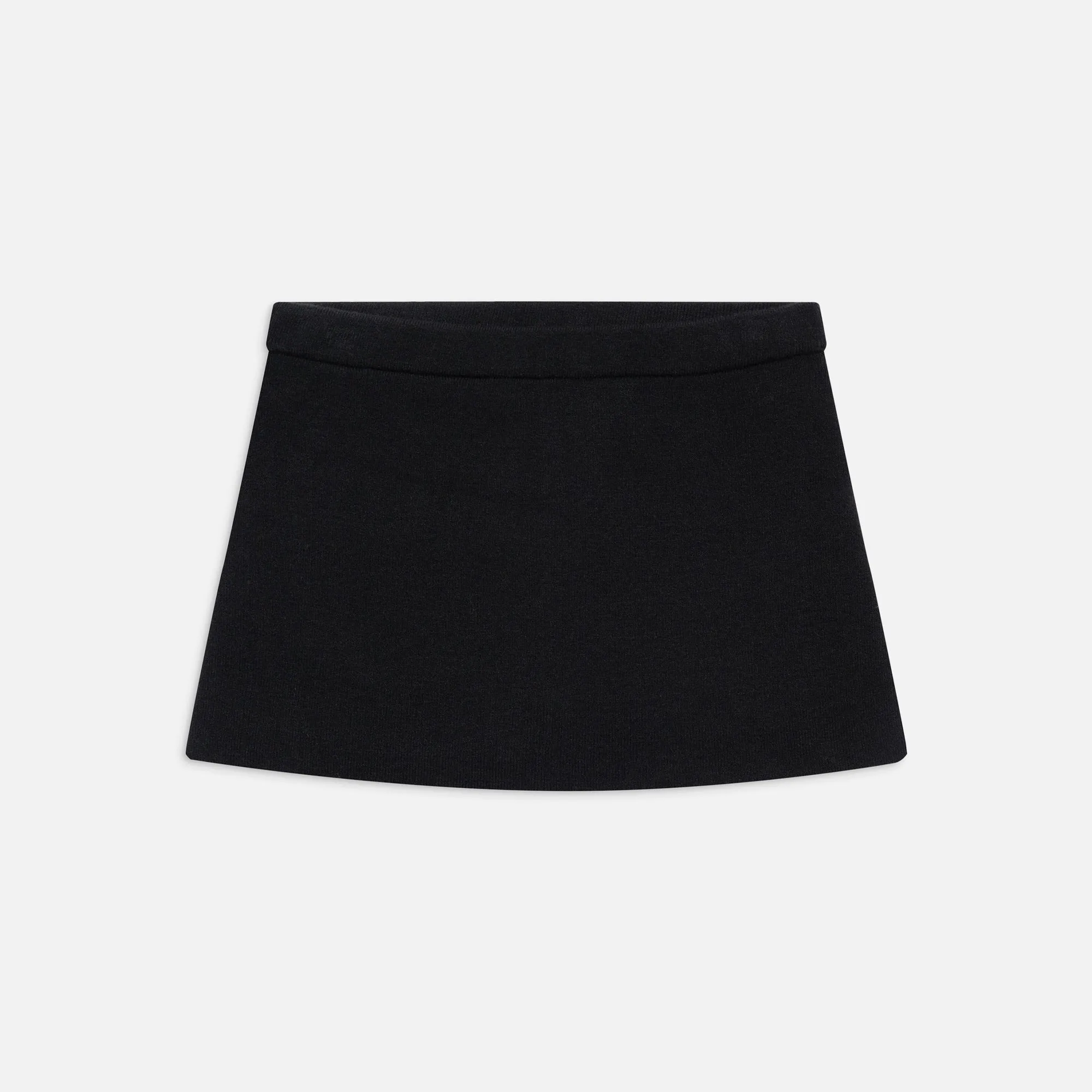 Pocket Design Simple Motion Frankies Bikinis Marialla Cloud Knit Skort - Black