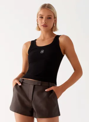 Francisco Mini Shorts - Brown Balanced Design Roomy Comfort