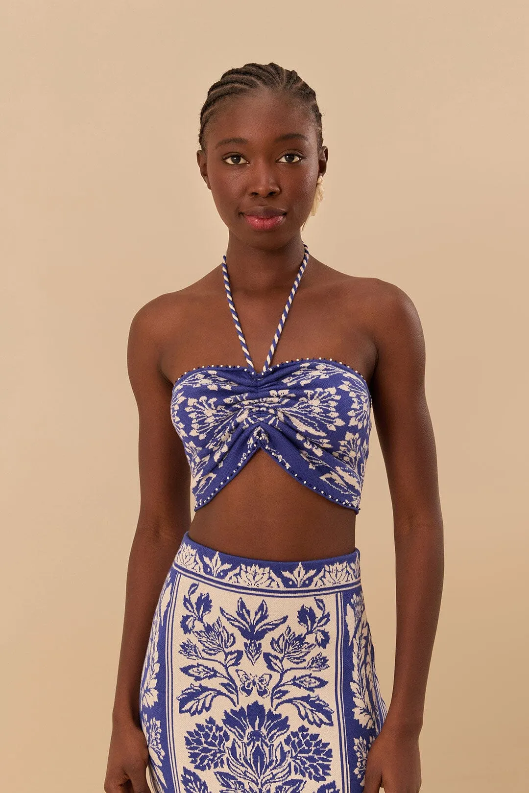 Off-White Delicate Tapestry Knit Top Practical Leggings