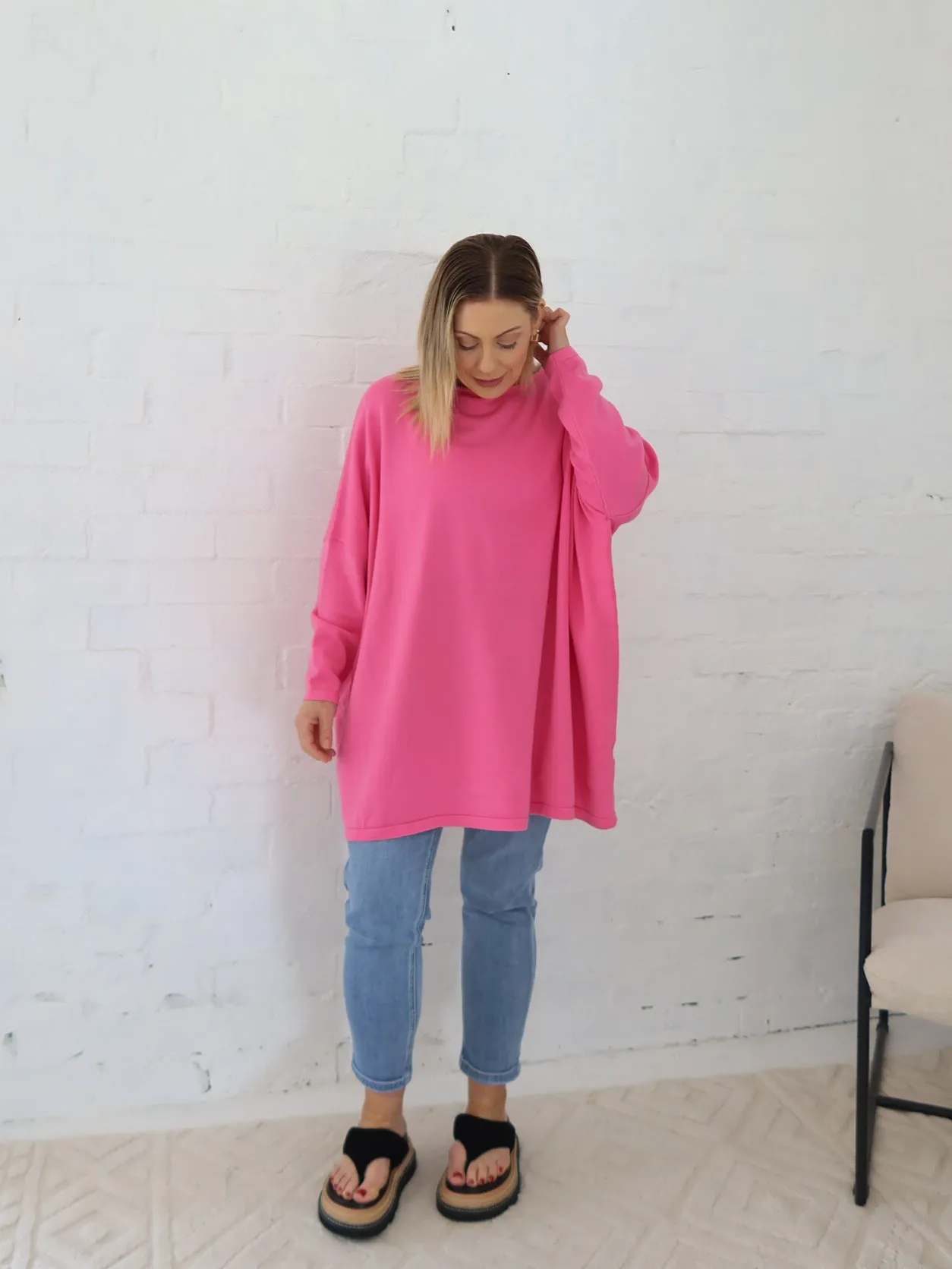 Avery Knit - Pink Warm Classic Stain Release Coating