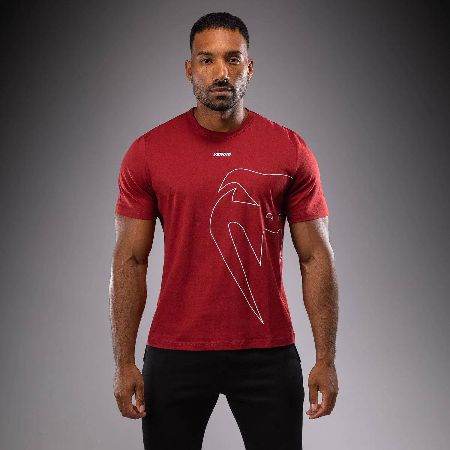 Layering Options Simple Yet Cozy Venum Giant Connect T-Shirt - Red Carmin