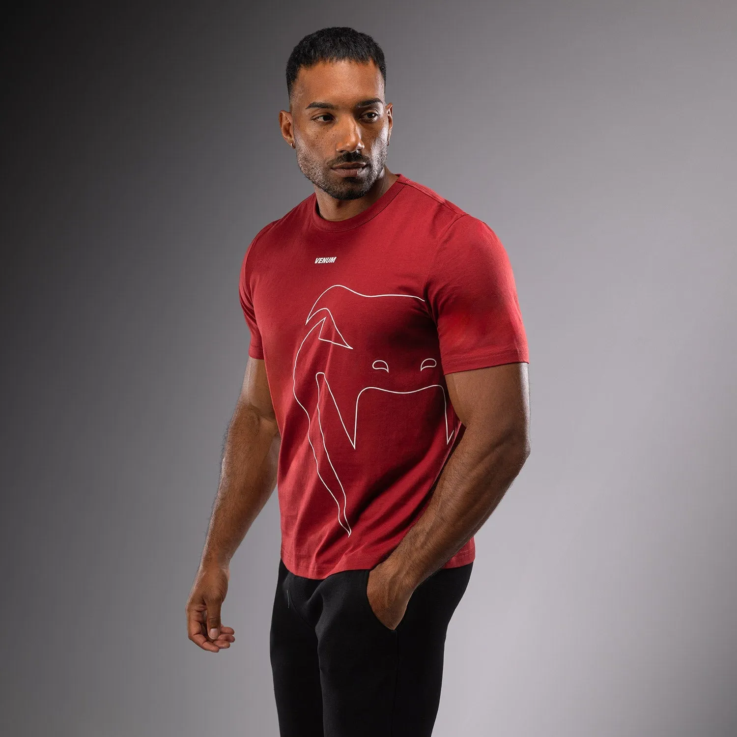 Venum Giant Connect T-Shirt - Red Carmin Versatile Comfort Style Multi Panel Structure