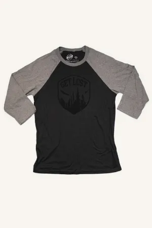 Get Lost Crest Baseball Shirt (Unisex) UV protected