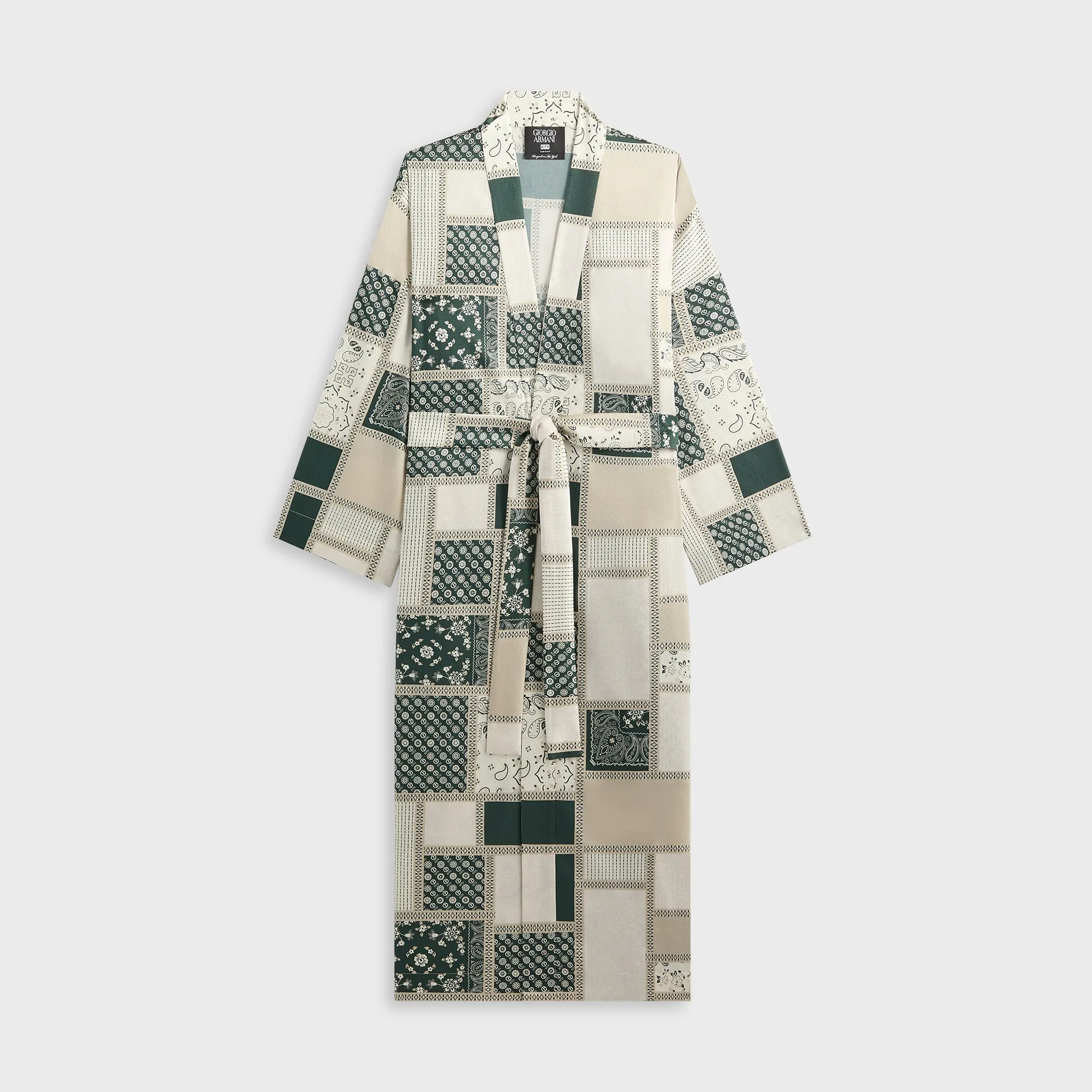 Giorgio Armani & Kith Women Hammered Silk Kimono - Theory Eco Conscious Production