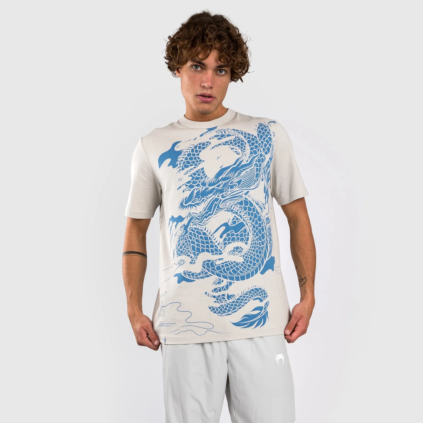 Venum Dragon??s Flight Men??s T-Shirt - Misty Blue Casual Touch