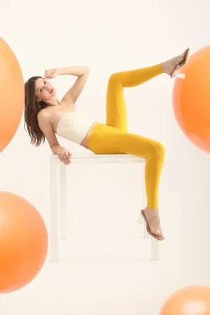 Stylish Comfort gold yellow ankle