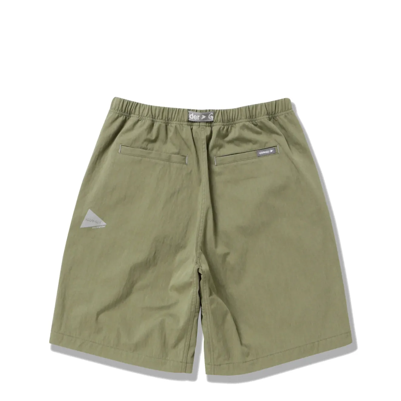 Gramicci x And Wander Women's Nyco Climbing G-Short Olive skateboarding outfit ElasticHem