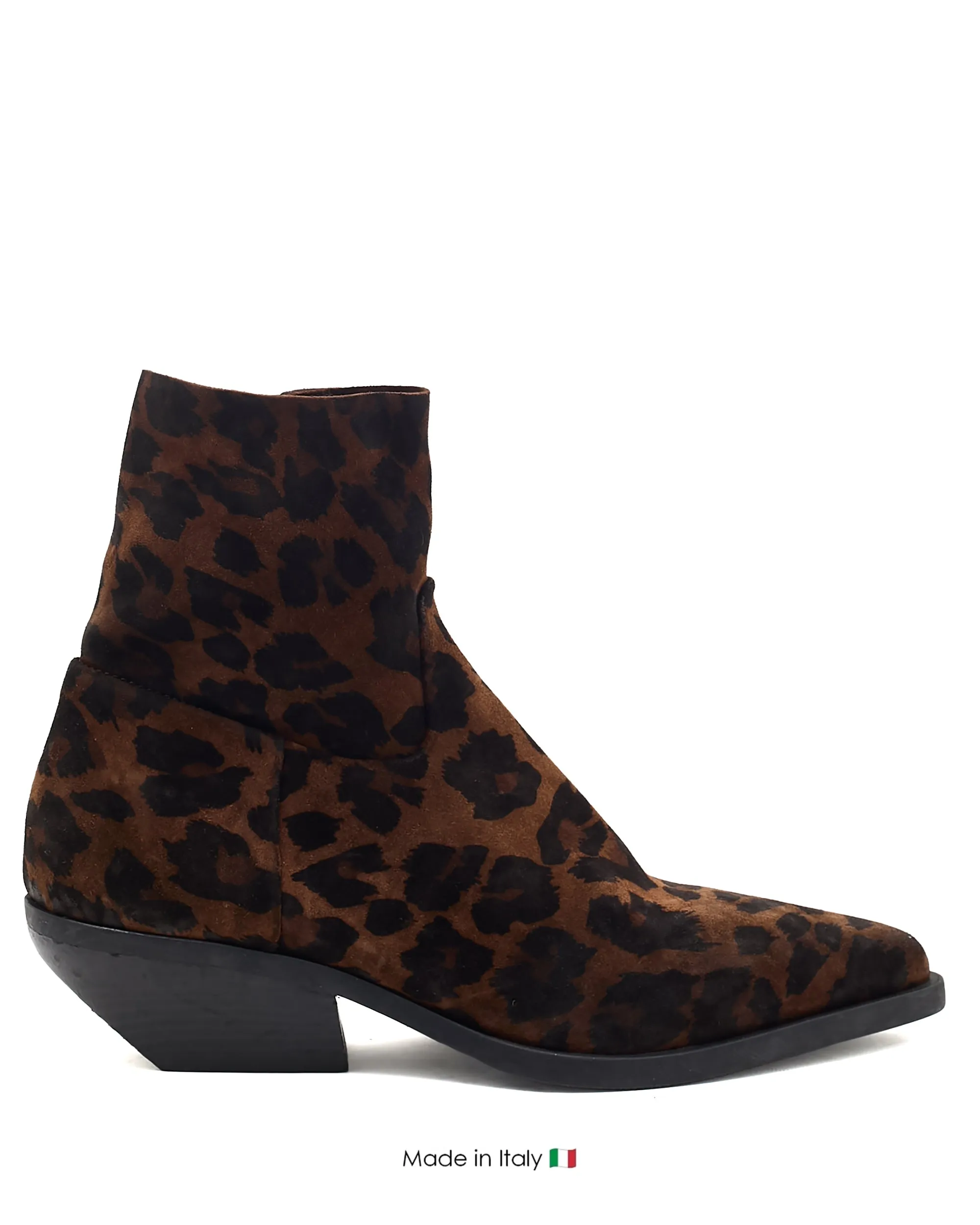 Western Ankle Boot Tabacco Suede E4519 Construction Ready