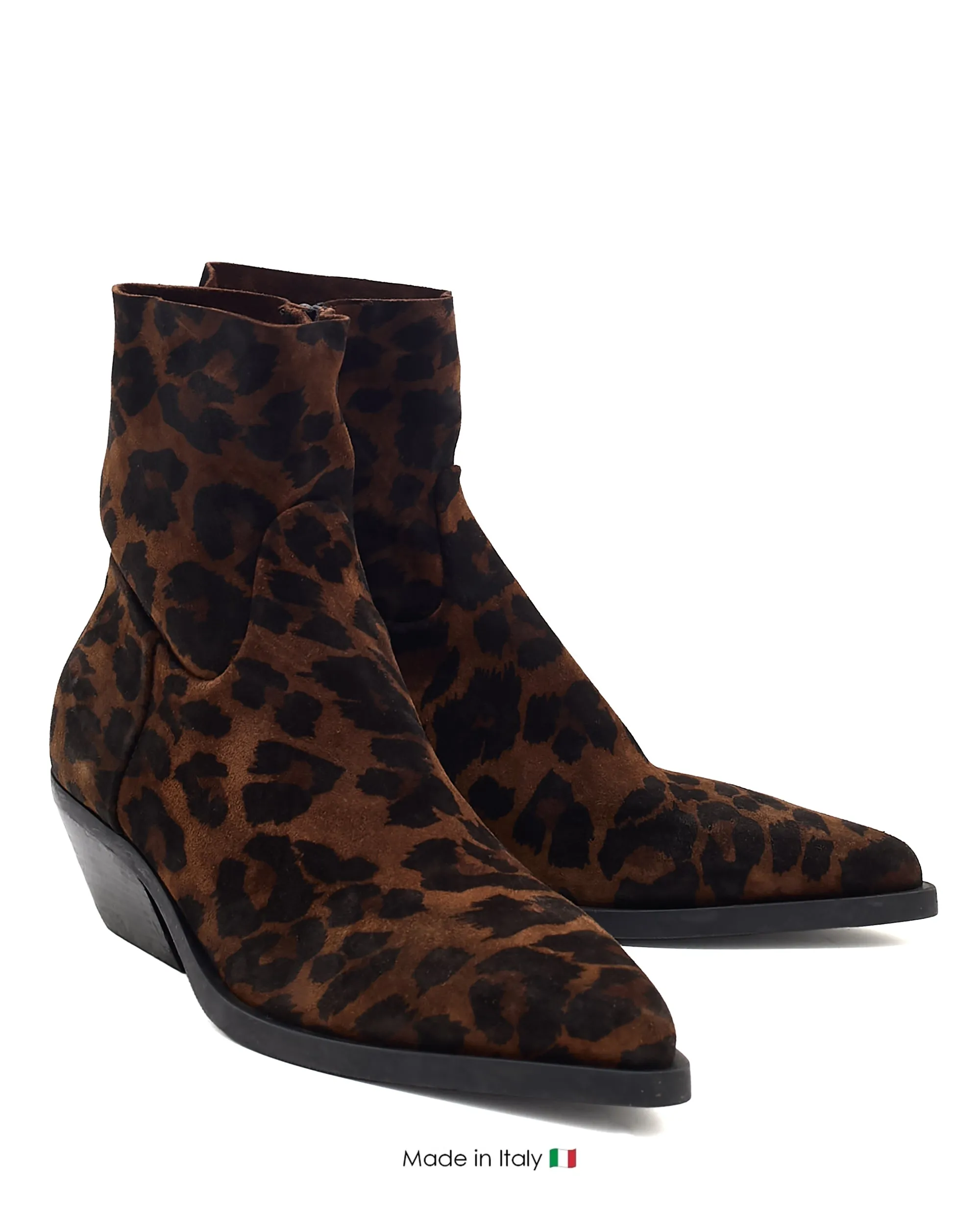 Western Ankle Boot Tabacco Suede E4519 Strong Mood