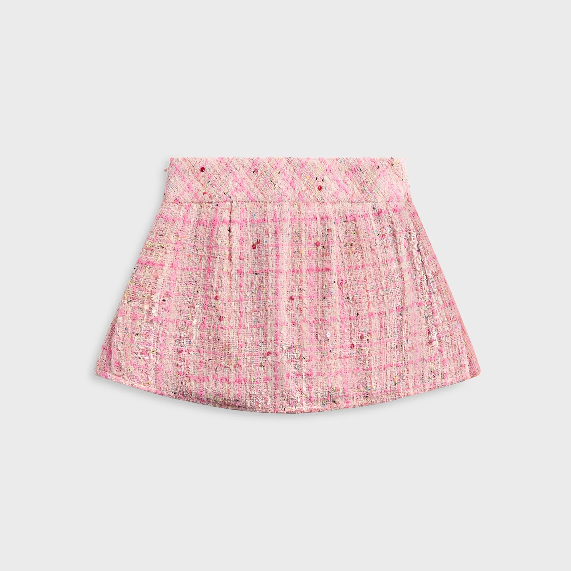 GUIZIO Floriane Mini Skirt With Shorts - Pink Statement Color Wrap Front