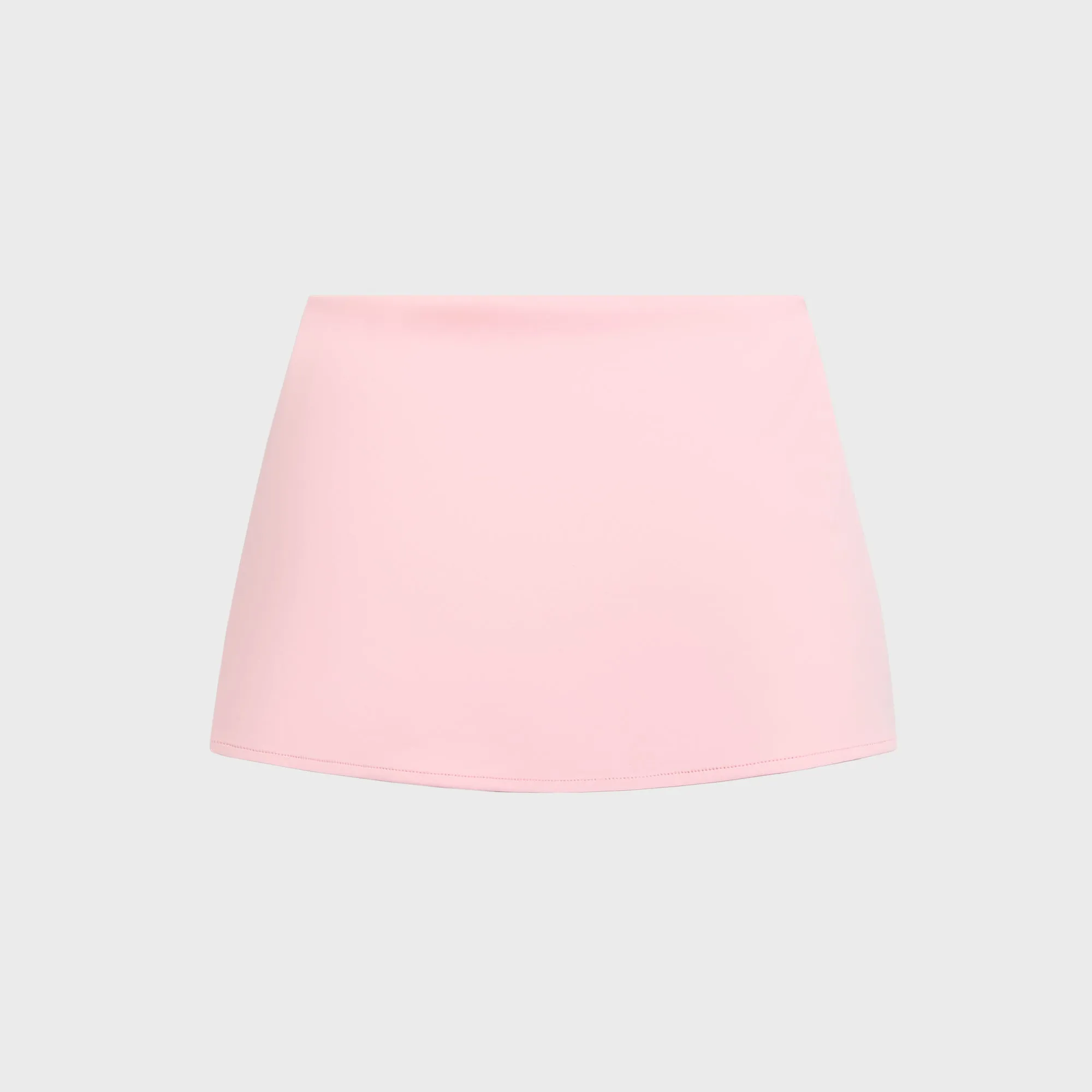 Contoured Waist GUIZIO Micro Mini Skirt - Baby Pink