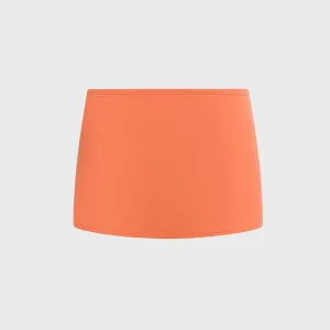 GUIZIO Micro Mini Skirt - Tangerine Statement Fashion Performance Outfit