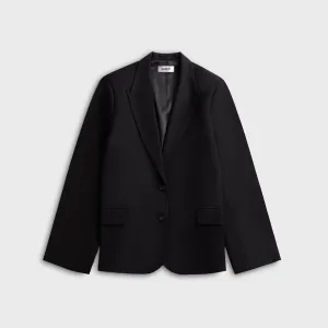 WrinkleFreeFinish GUIZIO Oversized Blazer - Black