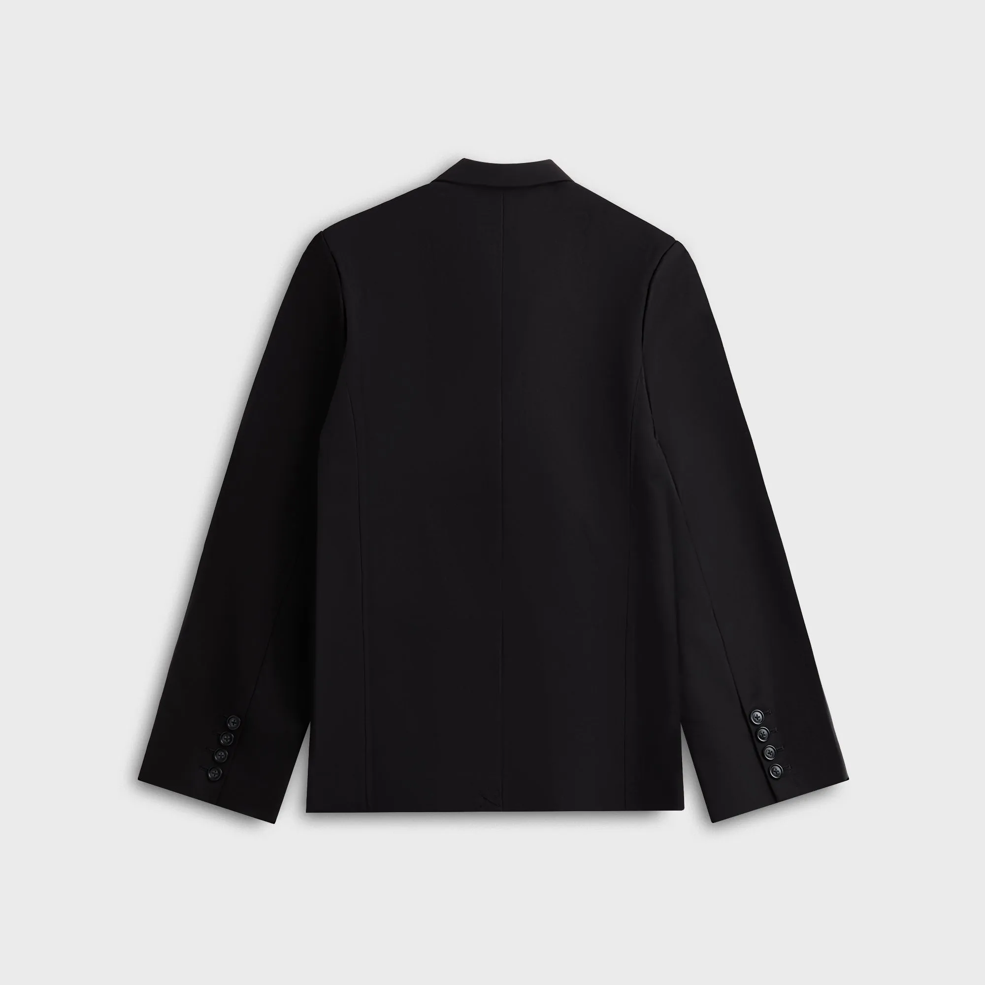 Windproof Hood Secure Closure Systems GUIZIO Oversized Blazer - Black