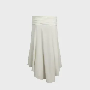 Easy Layer GUIZIO Soffiano Skirt - Ivory