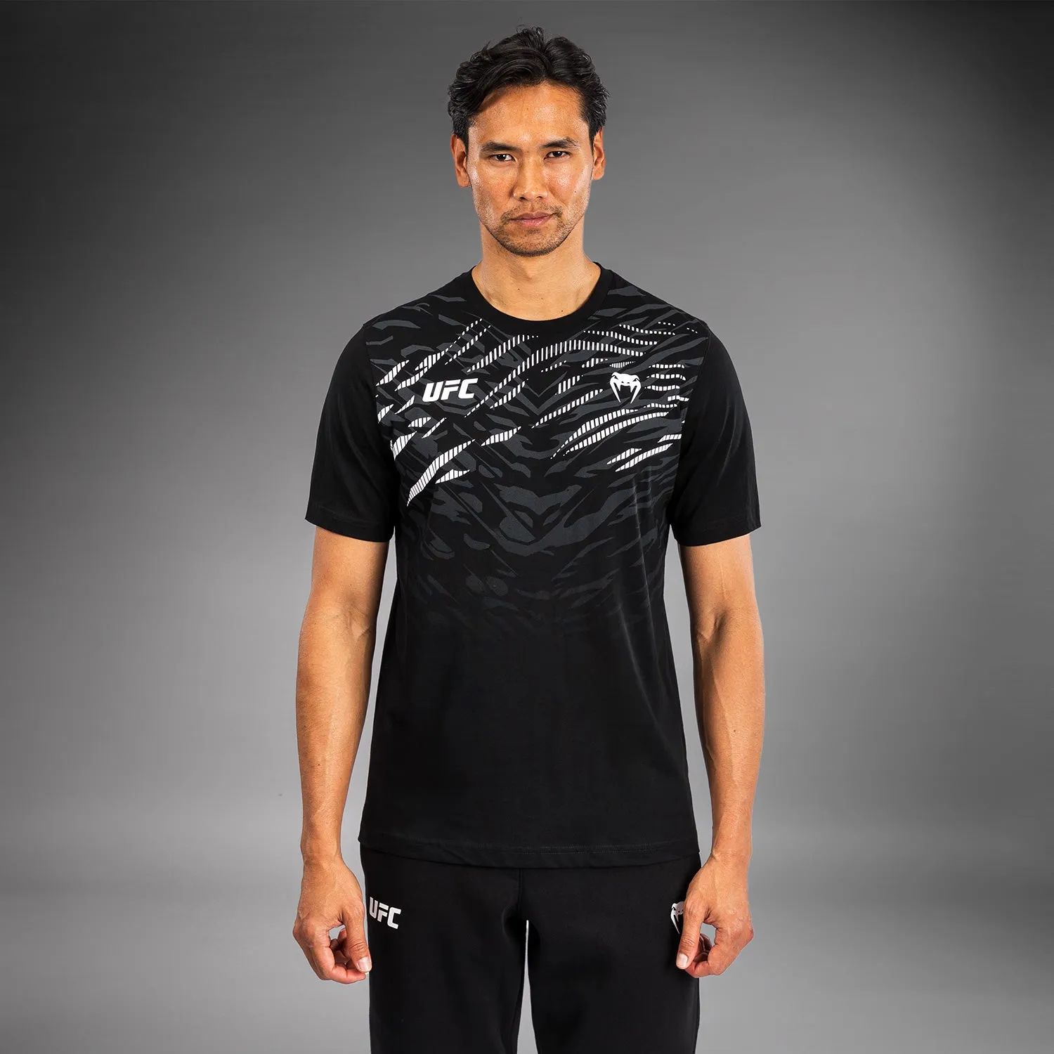 UFC Fusion by Venum Men??s Replica Short Sleeve T-Shirt - Black Autumn coziness Beach Wear
