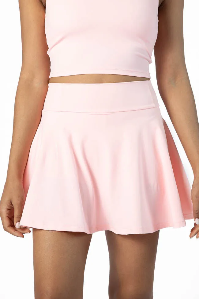 Head Start Light Pink Pleated Active Skort SALE Soft Touch Senior Style
