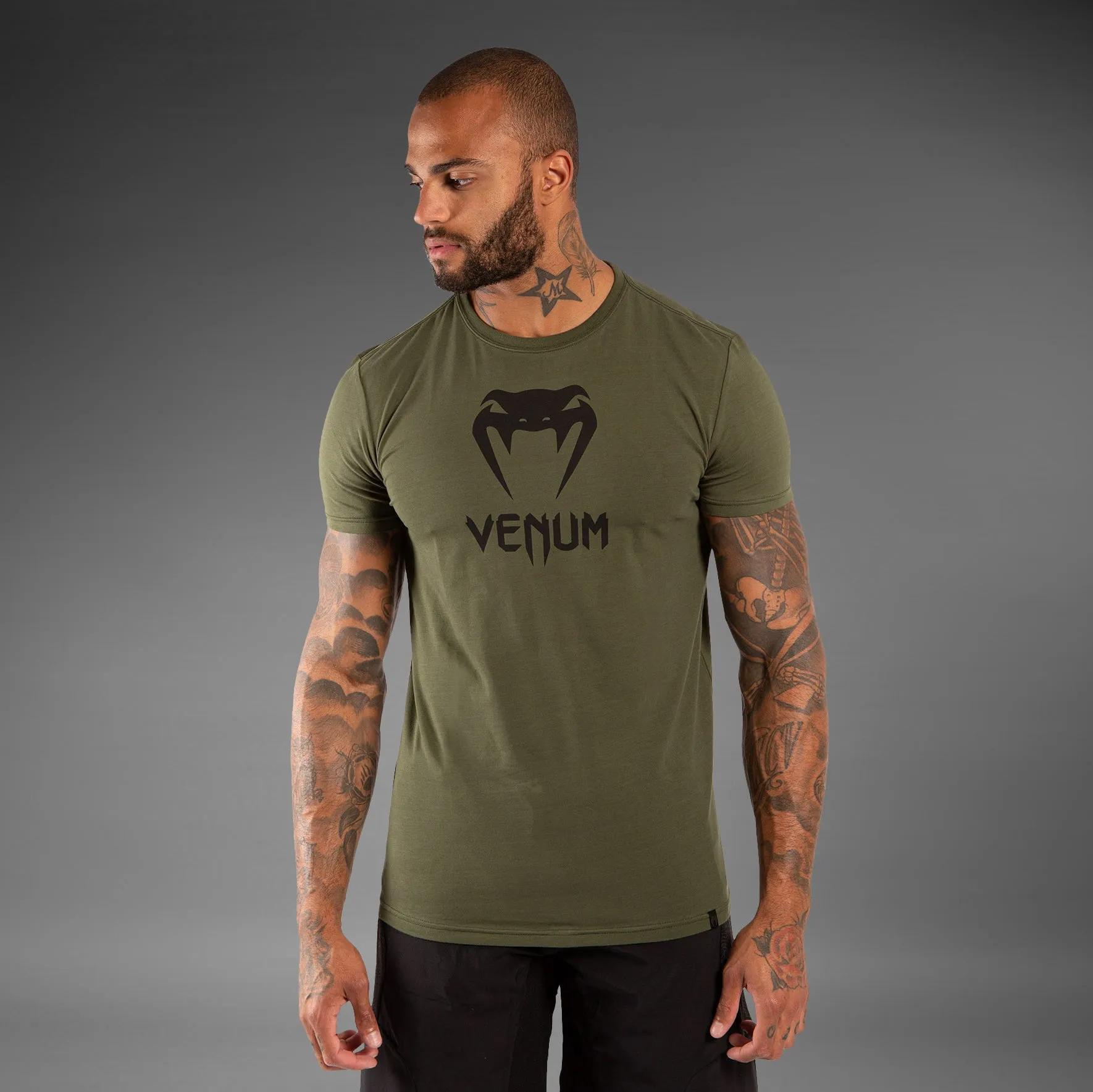 Men's Cool and Comfortable Venum Classic T-shirt - Khaki