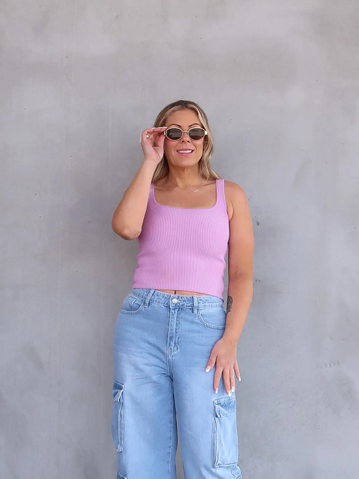 Mona Singlet - Lilac Active Smooth