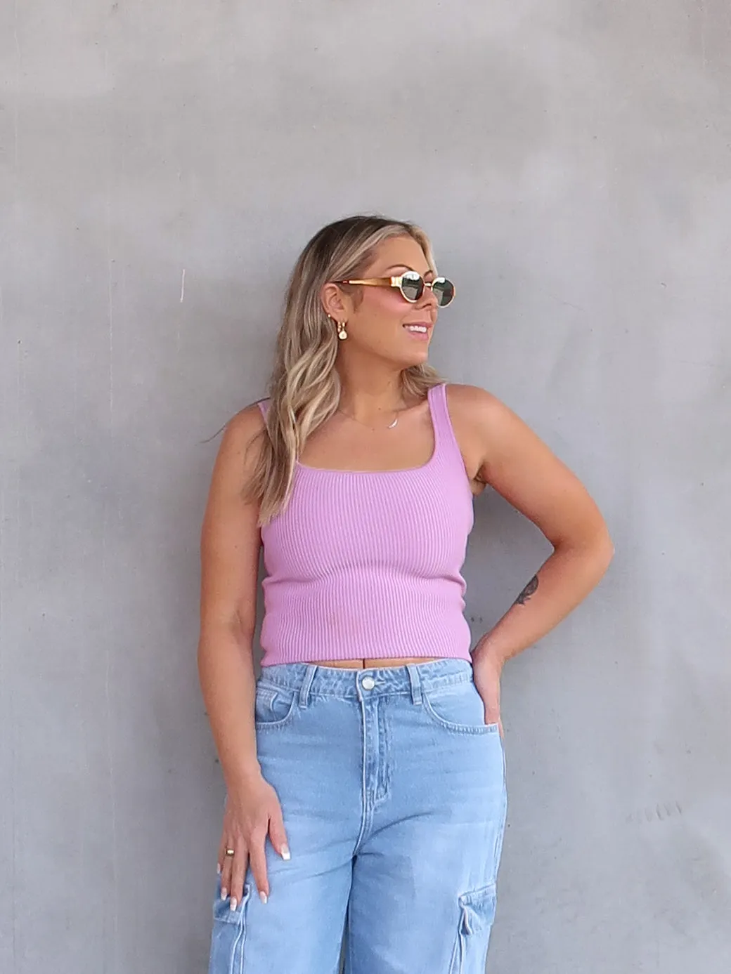 Mona Singlet - Lilac Friction Reducing Lining rigid