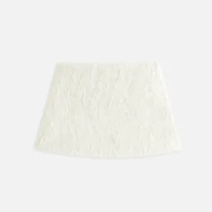 Kith Women Ashtyn Cowlick Fur Mini Skirt - Sandrift Aesthetic Look