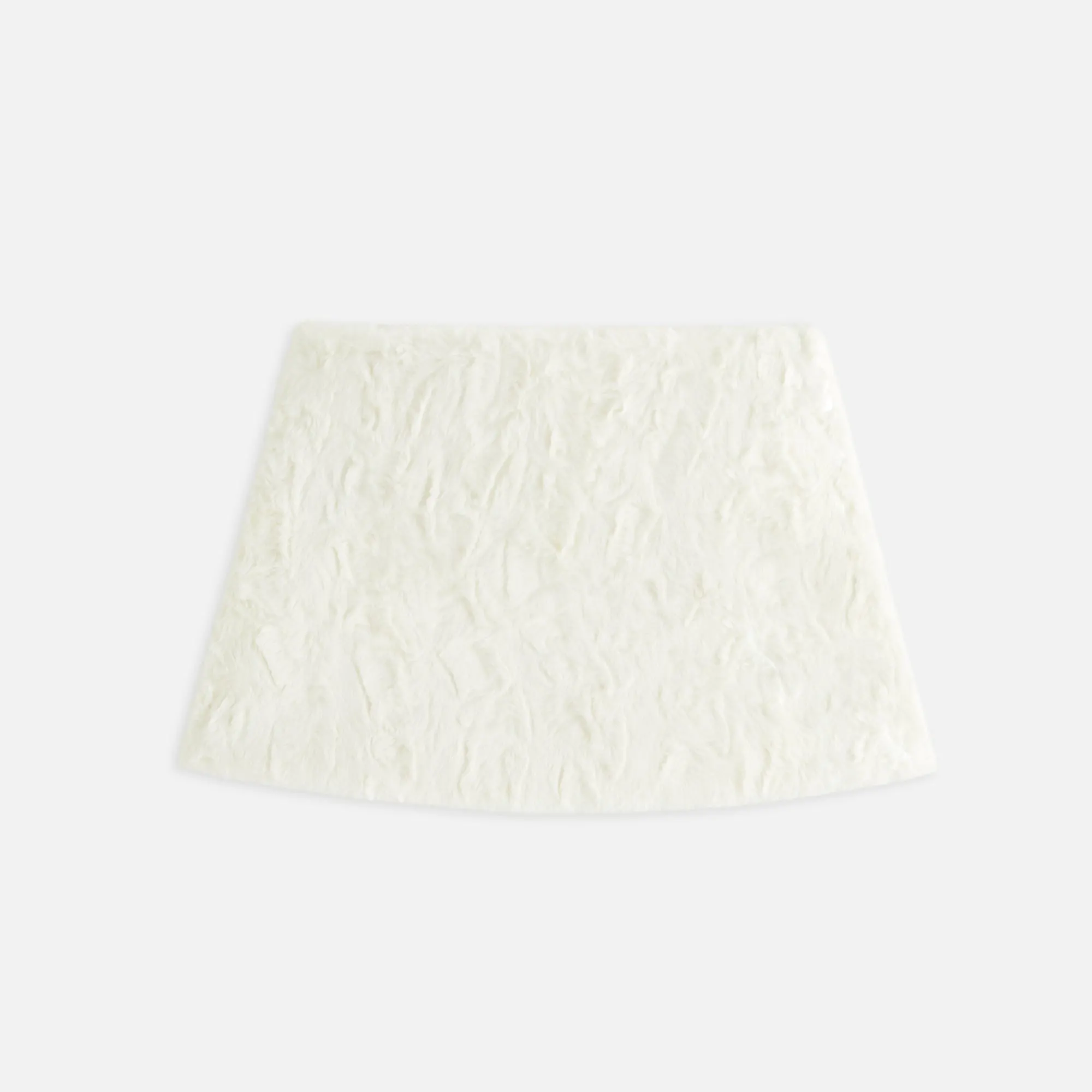 Kith Women Ashtyn Cowlick Fur Mini Skirt - Sandrift Aesthetic Look