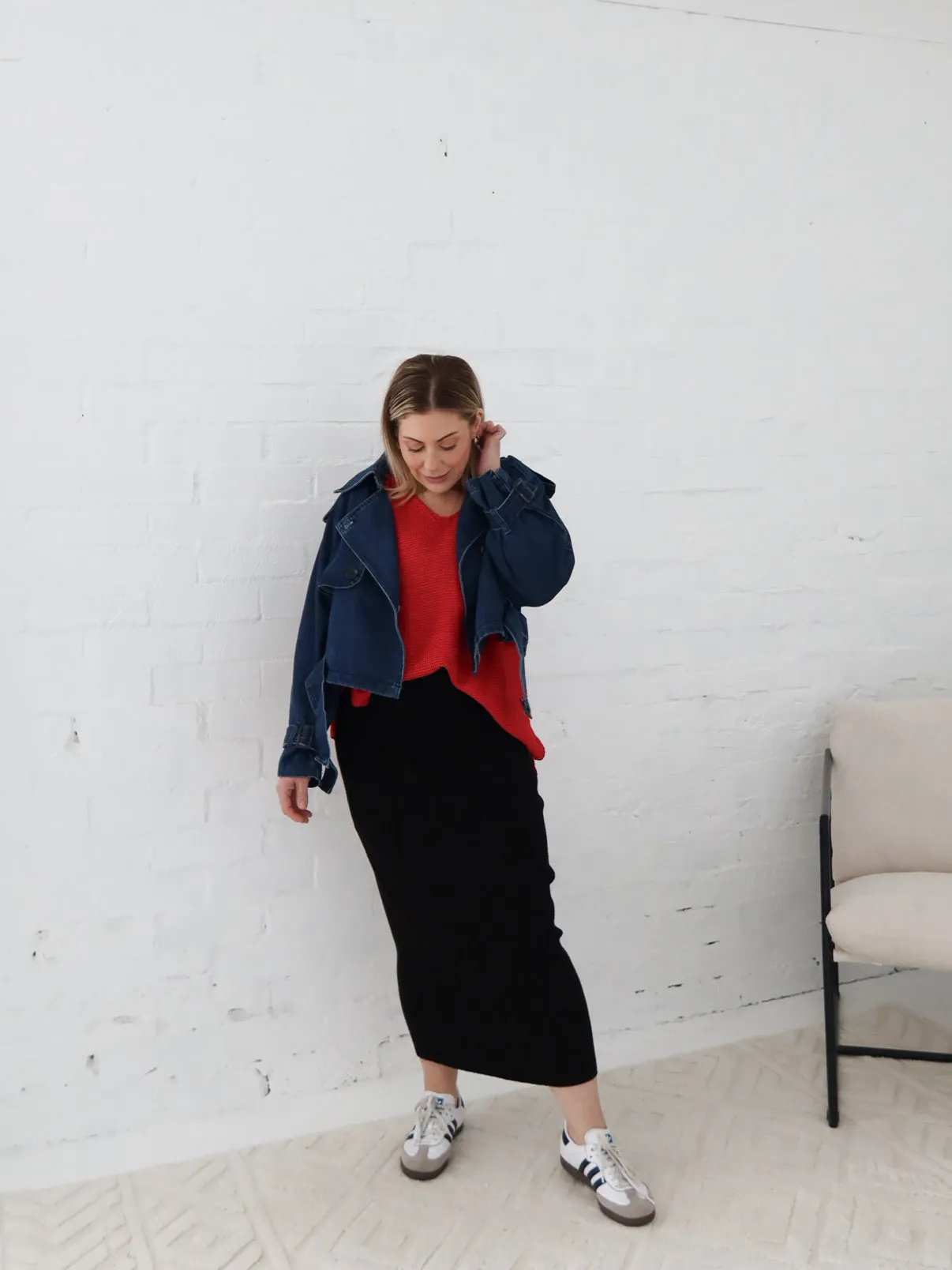 Layered Hem Non see through Iggy Skirt