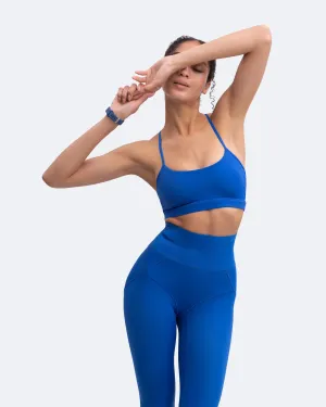 Lightweight Cup Hook-and-eye closure seams Thin Straps Seamless Sports Bra