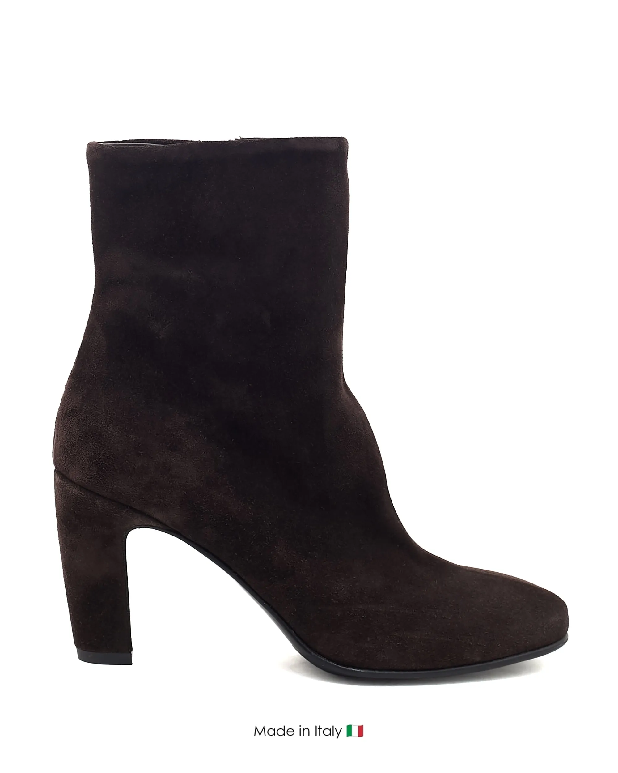 Isabella Dark Brown Suede Sporty Look Essential Piece