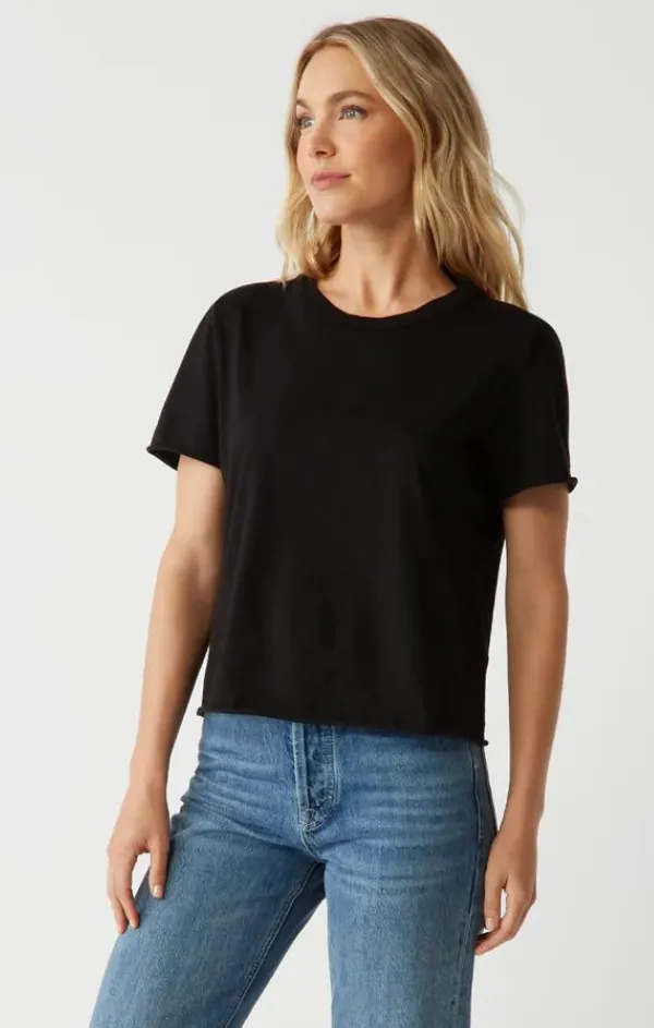 Comfort Design Heroine Glow Jackie Raw Edge Crewneck Tee