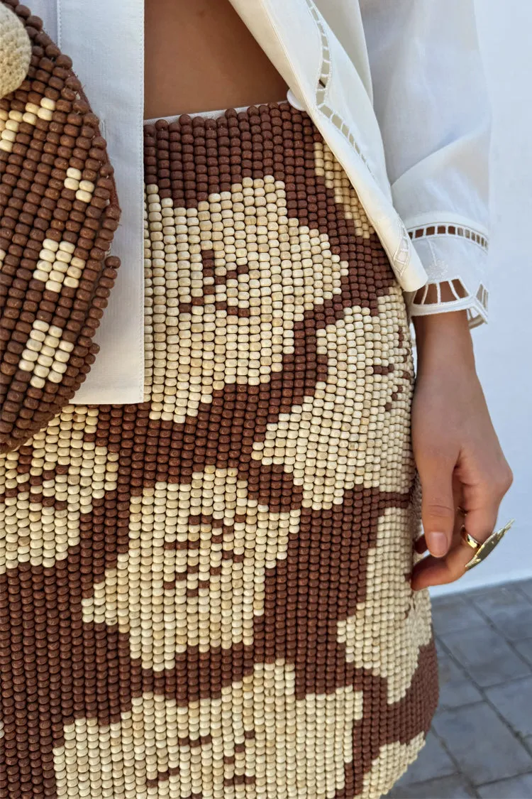 Easy Outfit investment piece Jaden Beaded Skirt