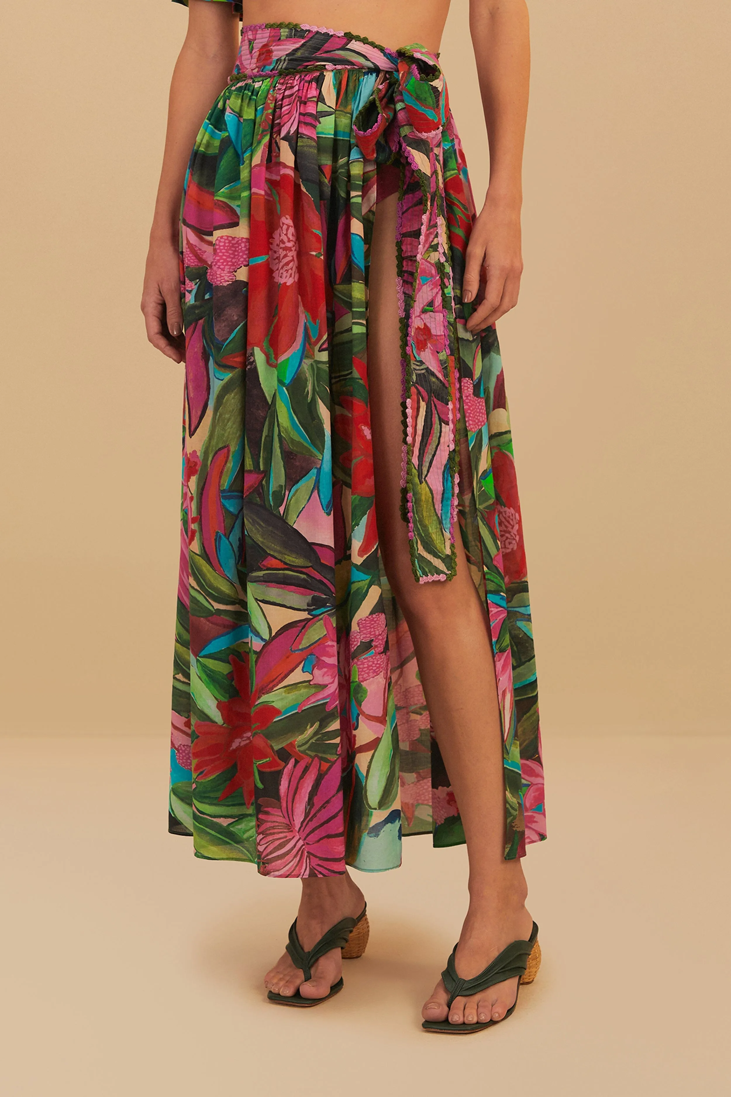 Light Touch Jardin De Reve Midi Skirt