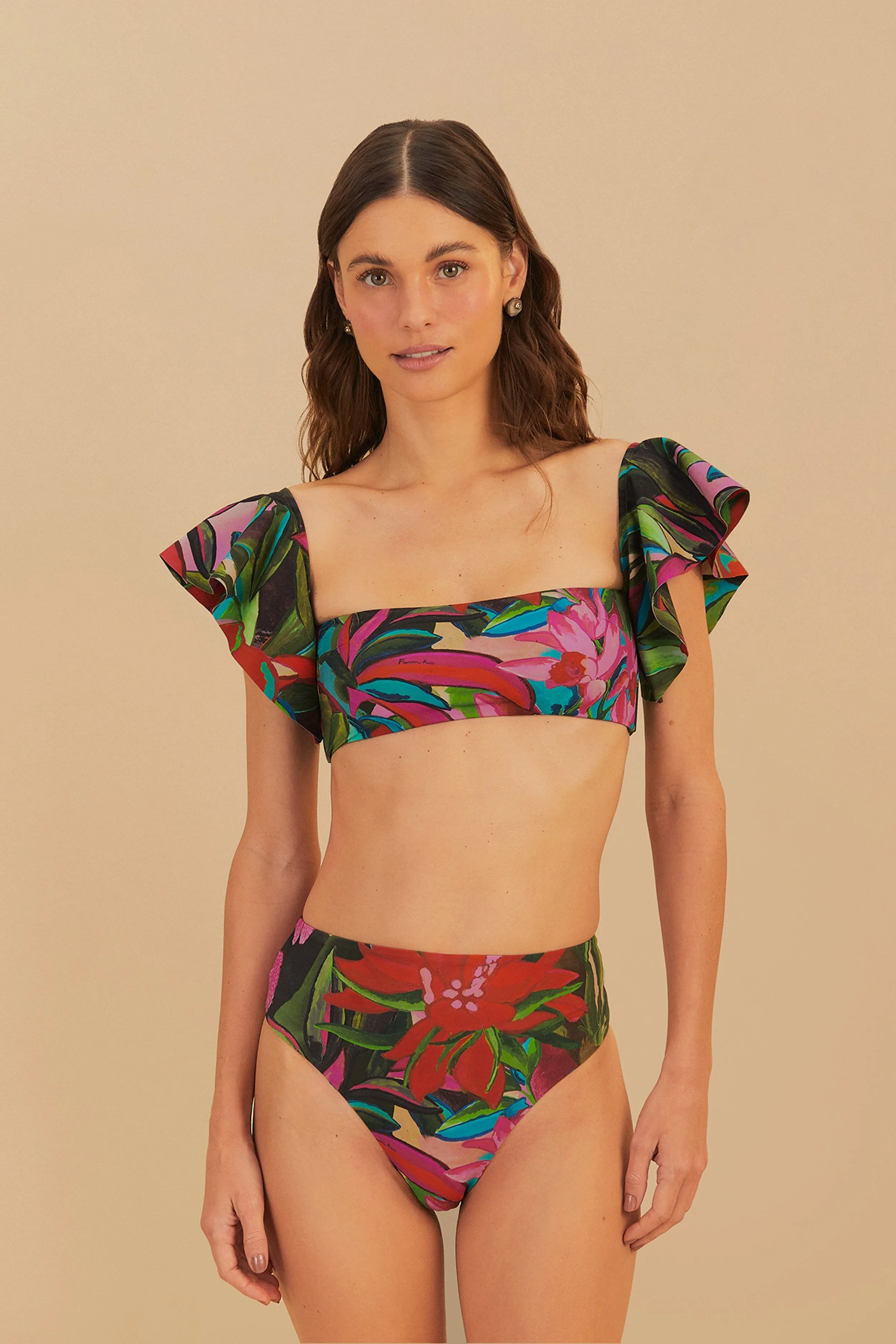 Jardin De Reve Ruffle Bikini Top Myth Soul Casual Trend