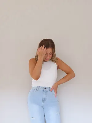 Joy Tank - Off White All Day Comfort Fit