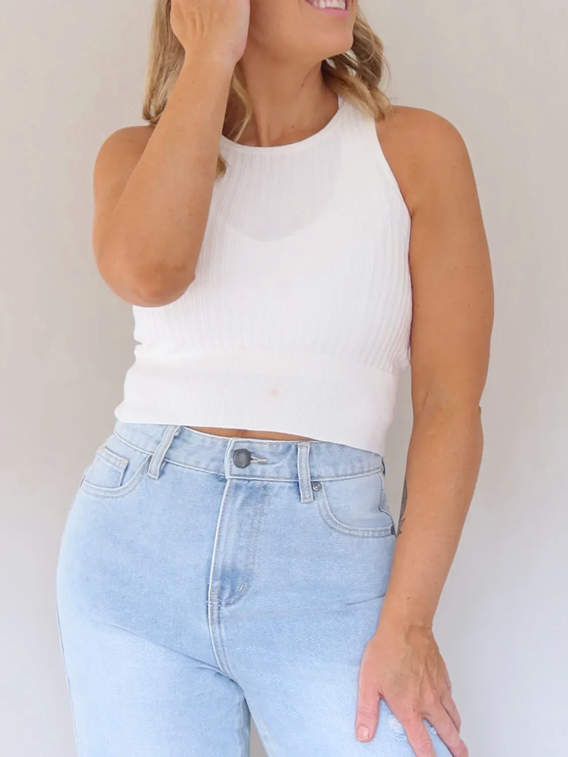 Joy Tank - Off White Fade Resistant Dye rescue operation