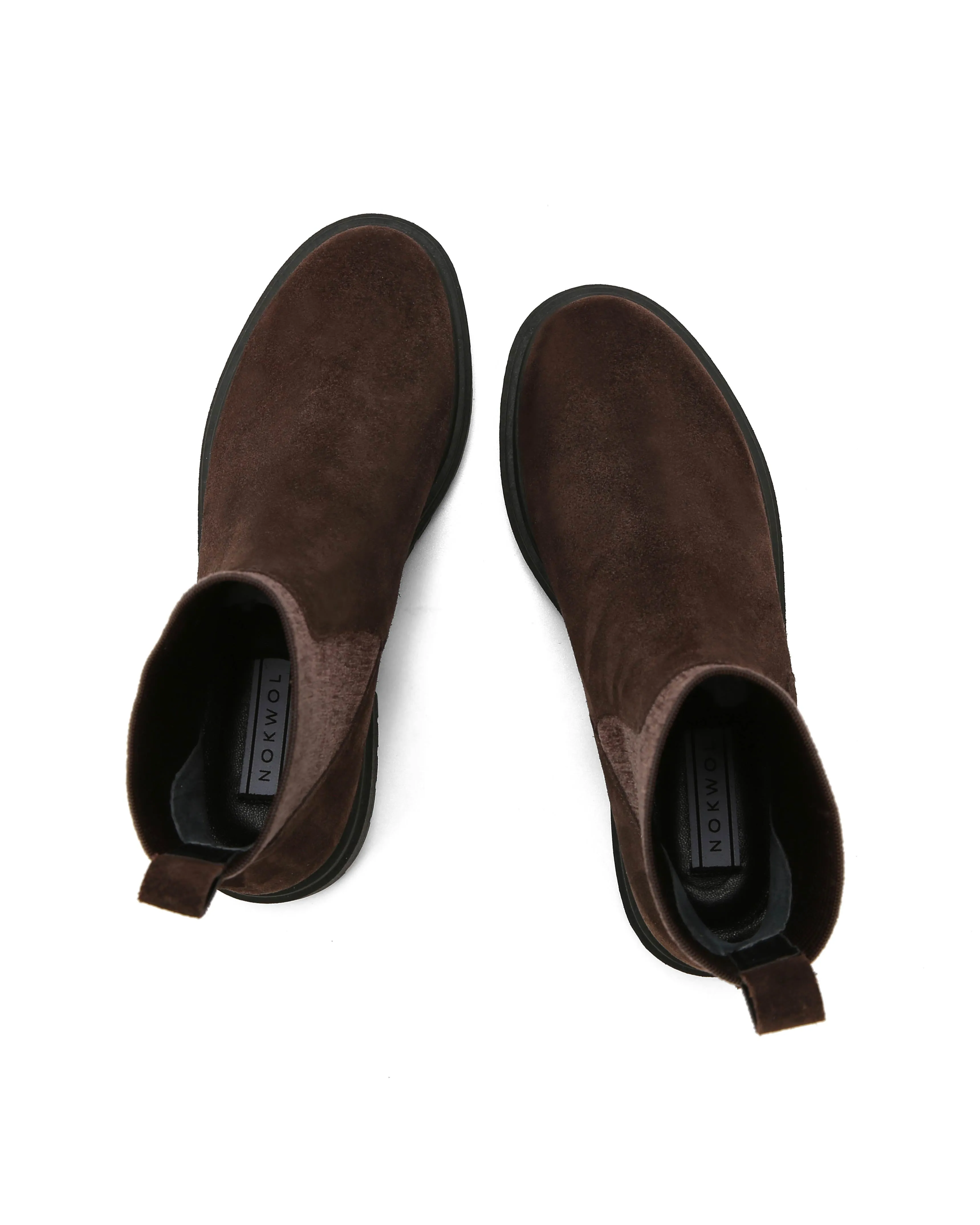 Kele Brown Suede Sweat Wicking