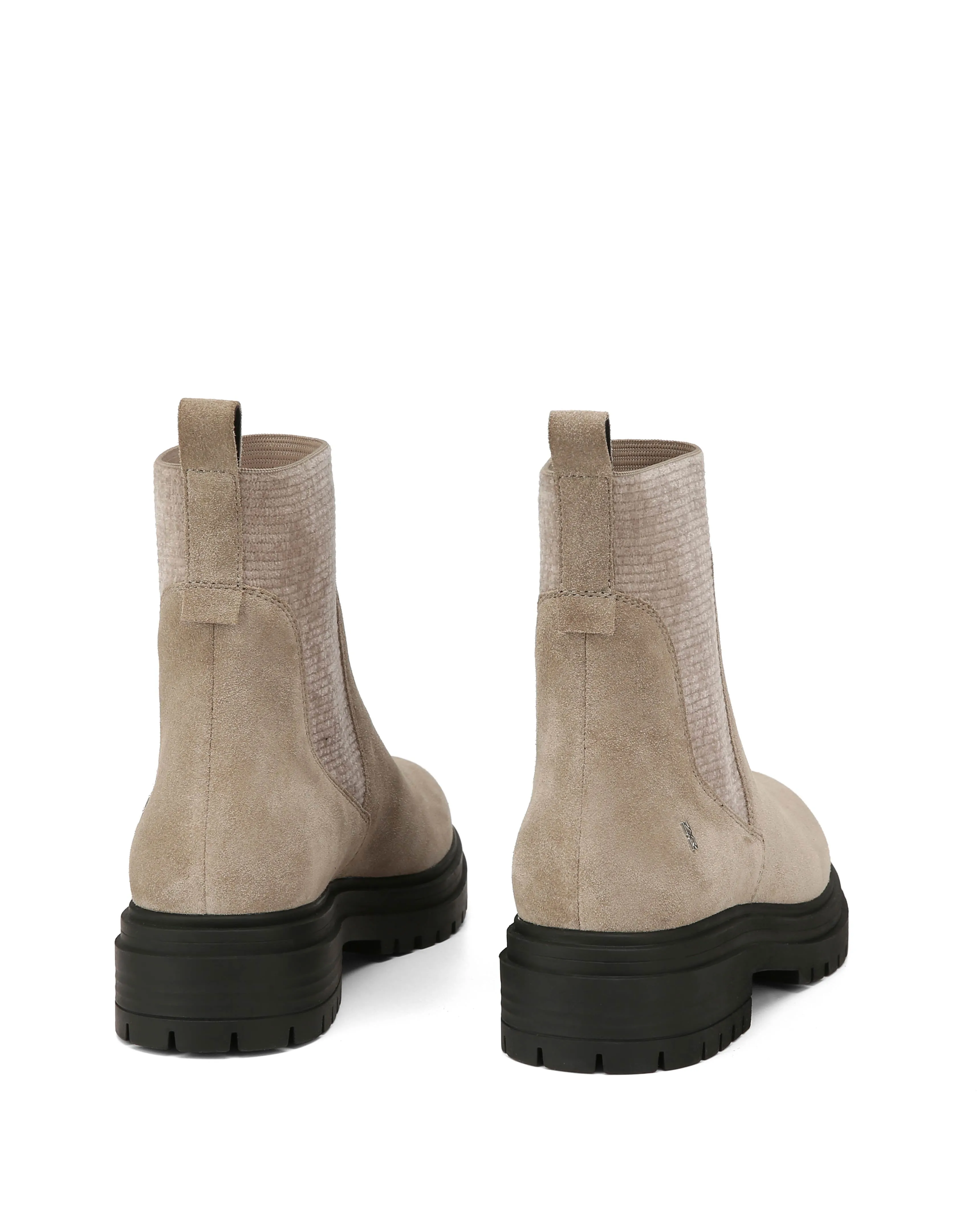 Kele Taupe Suede Comfortable Footbed