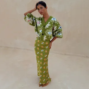 Khaki Eye Dorris Skirt Statement Fashion