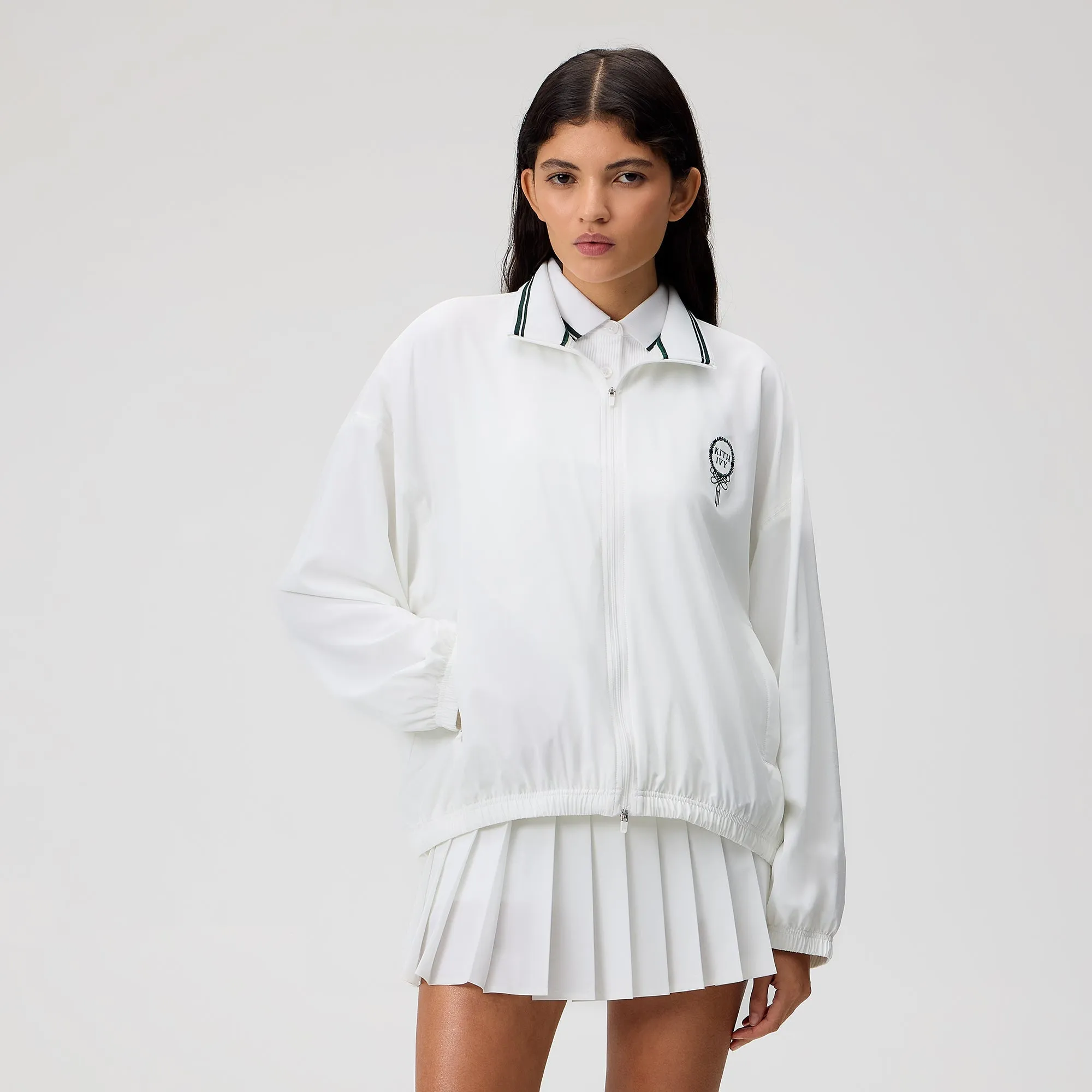 Hidden Storage Compartment Kith Ivy for Wilson Women's Court Jacket - White