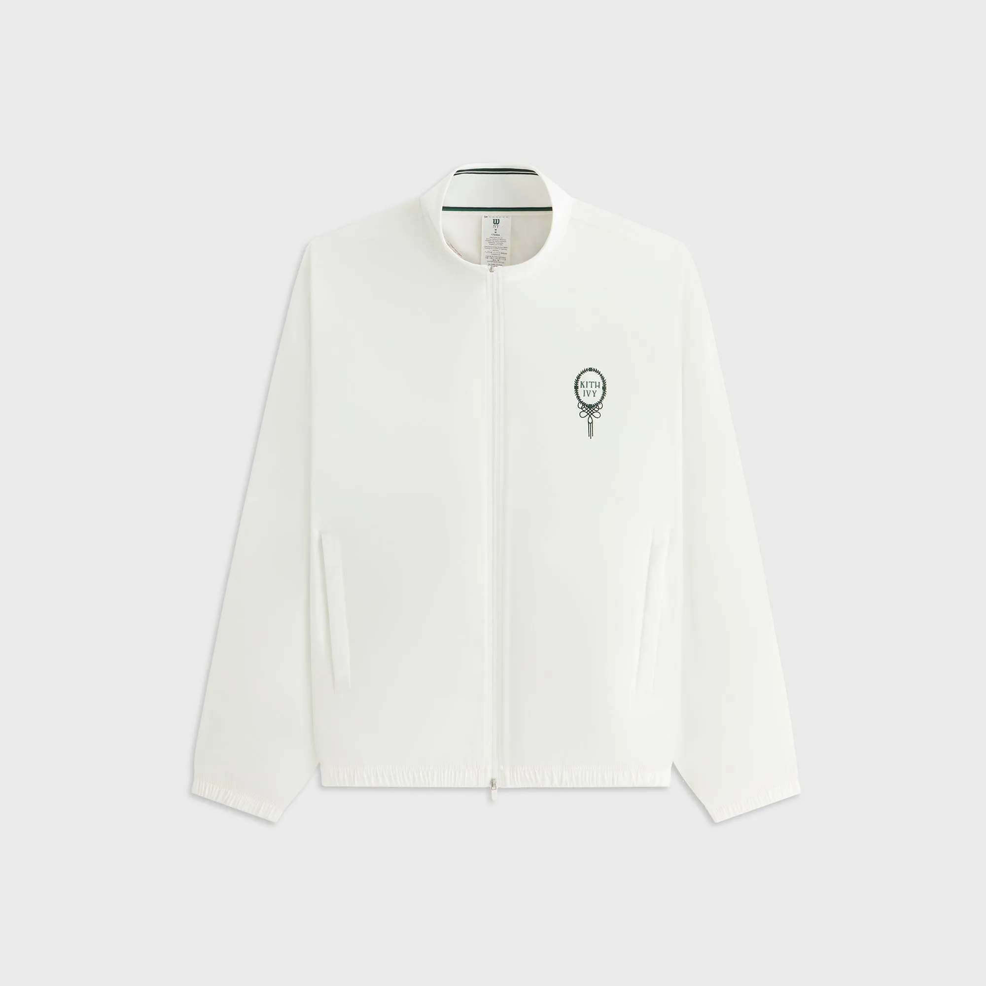 Kith Ivy for Wilson Women's Court Jacket - White Waterproof Coating