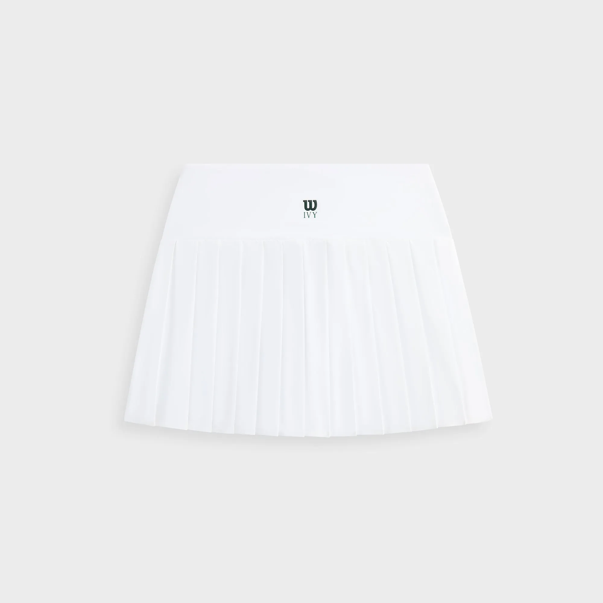 Kith Ivy for Wilson Women's Eastside Tennis Mini Skirt - White Performance Outfit Innovative Fabric