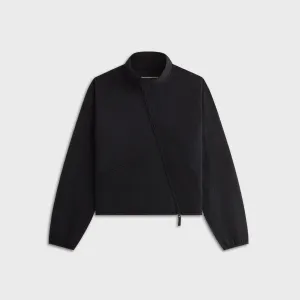 WaterResistantFabric Kith Women Akari Nylon Asymmetrical Jacket - Black