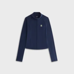 Abrasion Resistant Panels Hidden Ventilation Zones Kith Women Alida Active Zip Top - Nocturnal