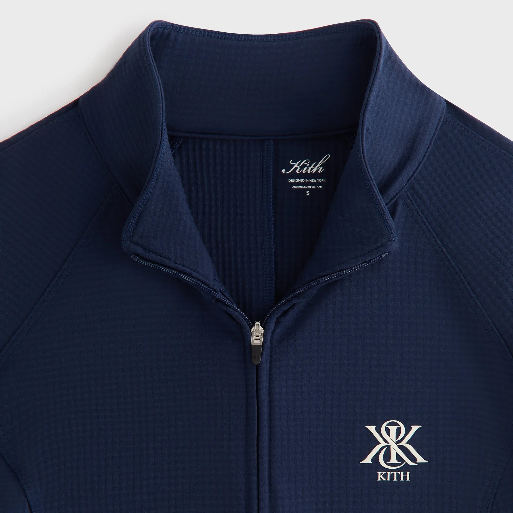 Kith Women Alida Active Zip Top - Nocturnal Daily Commute Wear Friction Resistant