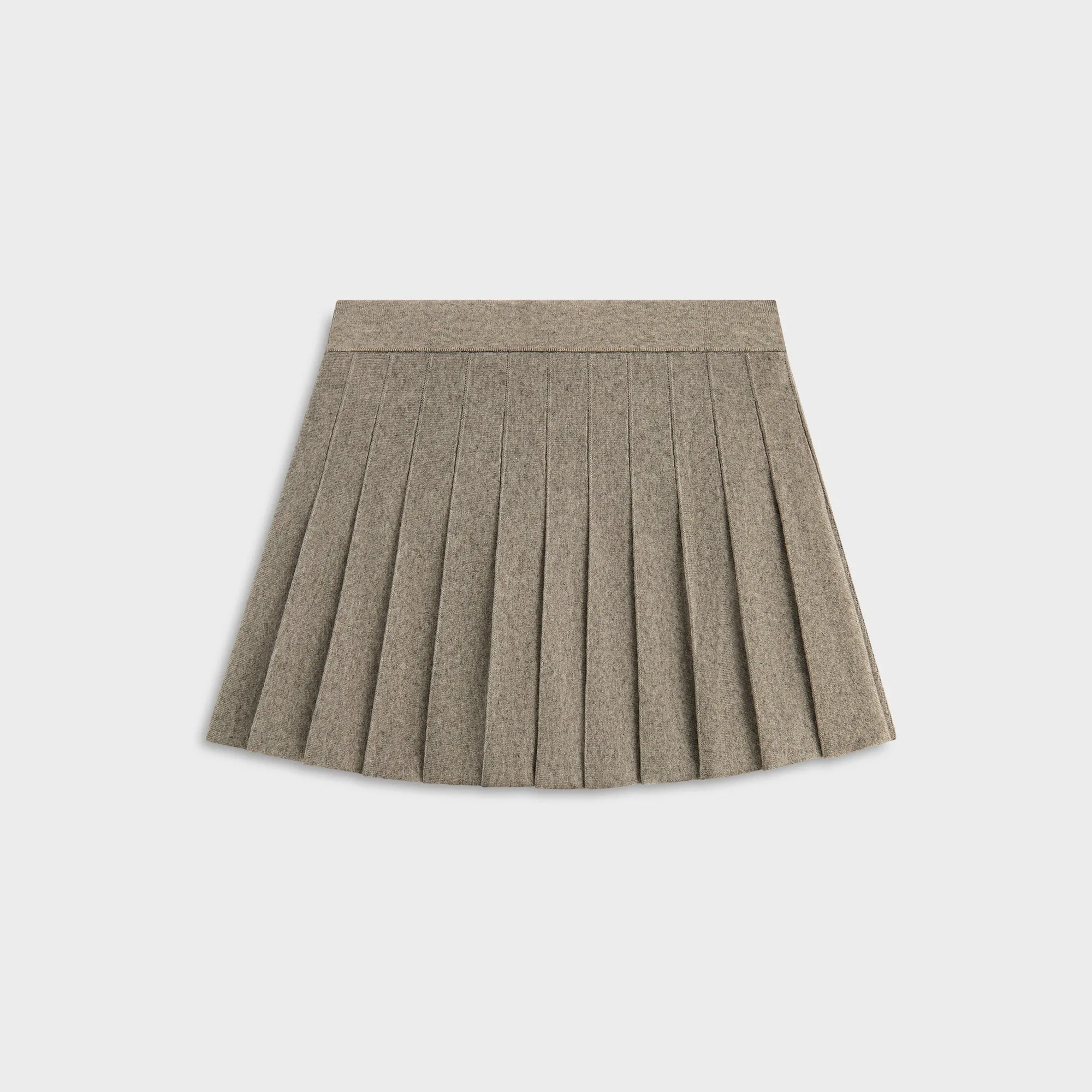 Texture Focus Kith Women Hana Pleated Sweater Skort - Graphite